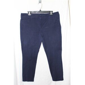New York & Co (7th Avenue Design) Slim Leg Ankle Pants - Navy Blue - Size 14